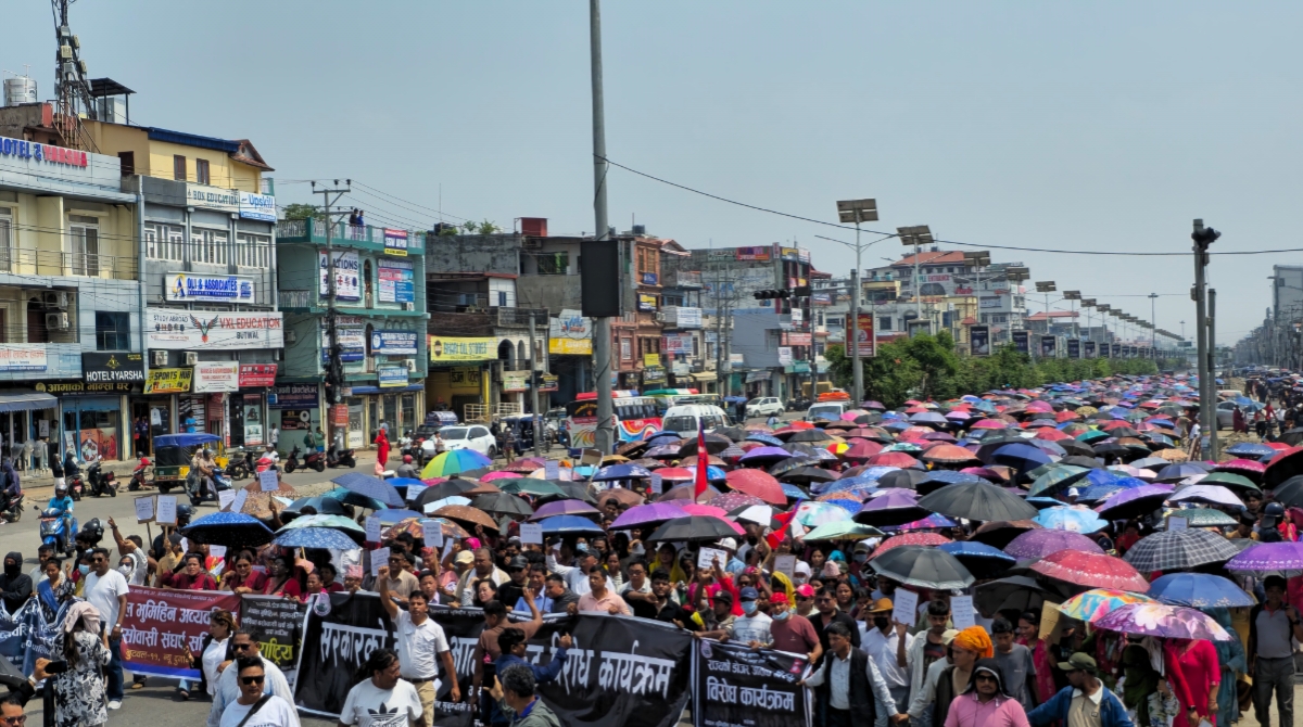 मत फिर्ता माग्दै सुकुम्बासीहरुको बुटवलमा प्रदर्शन, भोलि राष्ट्रिय भेला गर्ने
