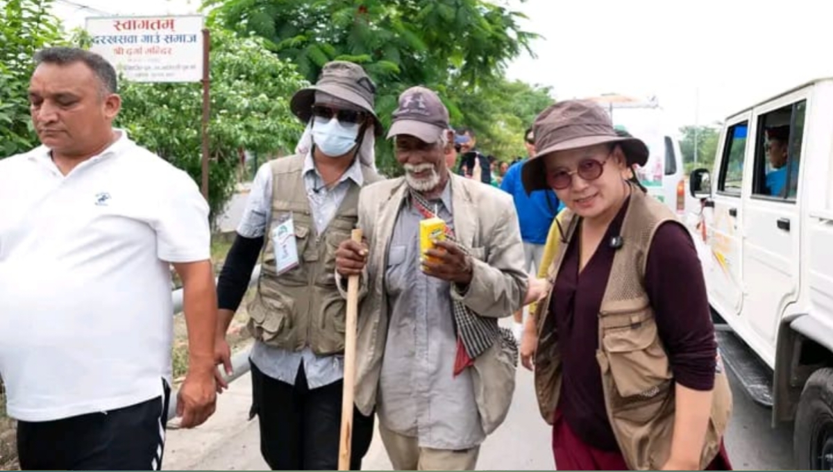 मेची-महाकाली उद्धार यात्रा रुपन्देहीमा : ५ जना सहयोगापेक्षीलाई उद्धार
