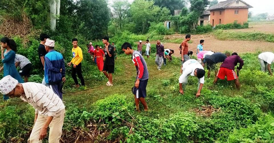 दशैँको पूर्वसन्ध्यामा सरसफाई तथा जनचेतना कार्यक्रम