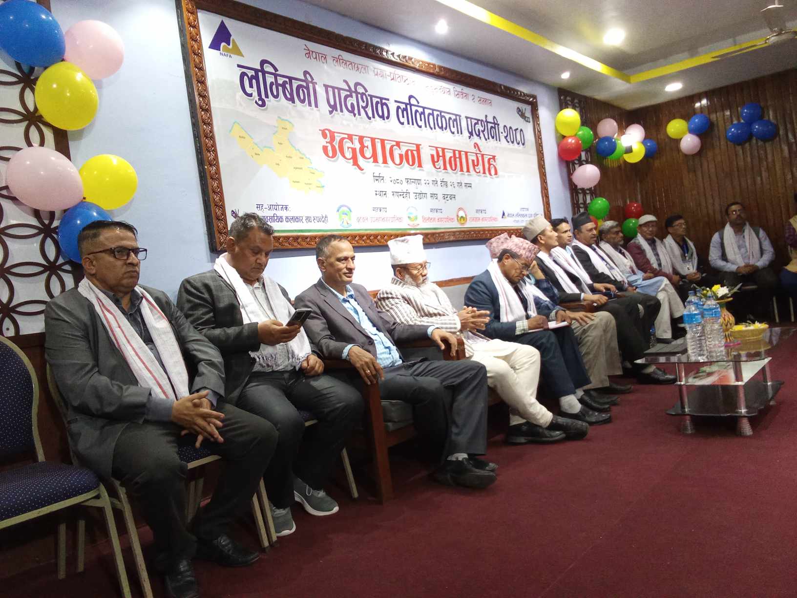 बुटवलमा लुम्बिनी प्रदेशस्तरीय ललितकला प्रदर्शनी सुरु