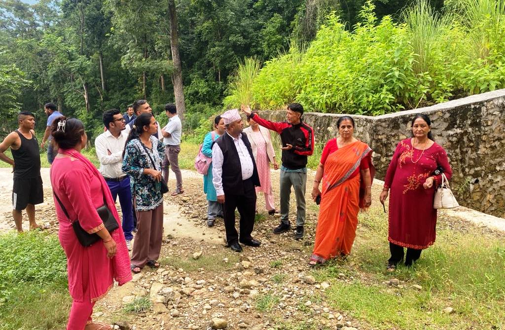 कृषि, वन तथा वातावरण समितिले गर्यो ज्योतिनगर पहिरोको अवलोकन