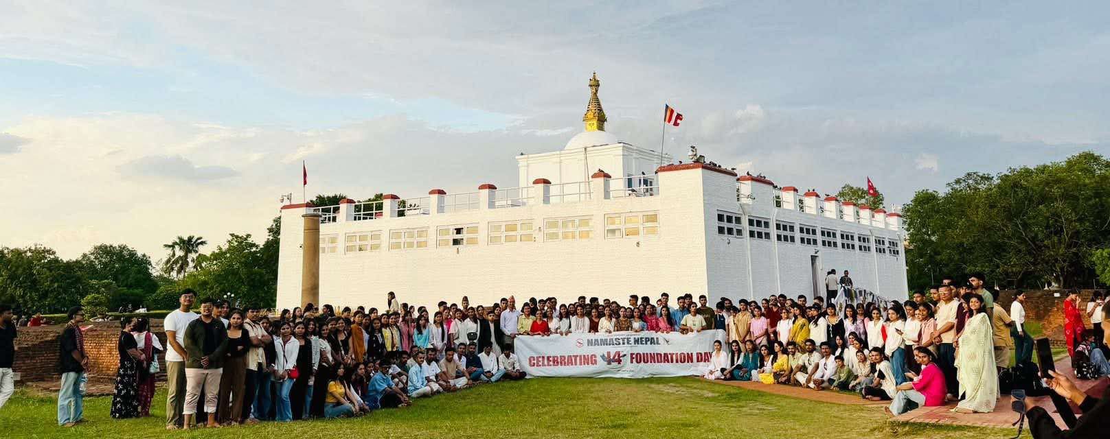 नमस्ते नेपालको १४औं स्थापना दिवसः लुम्बिनीमा १२०० युवाको सहभागितामा सम्पन्न