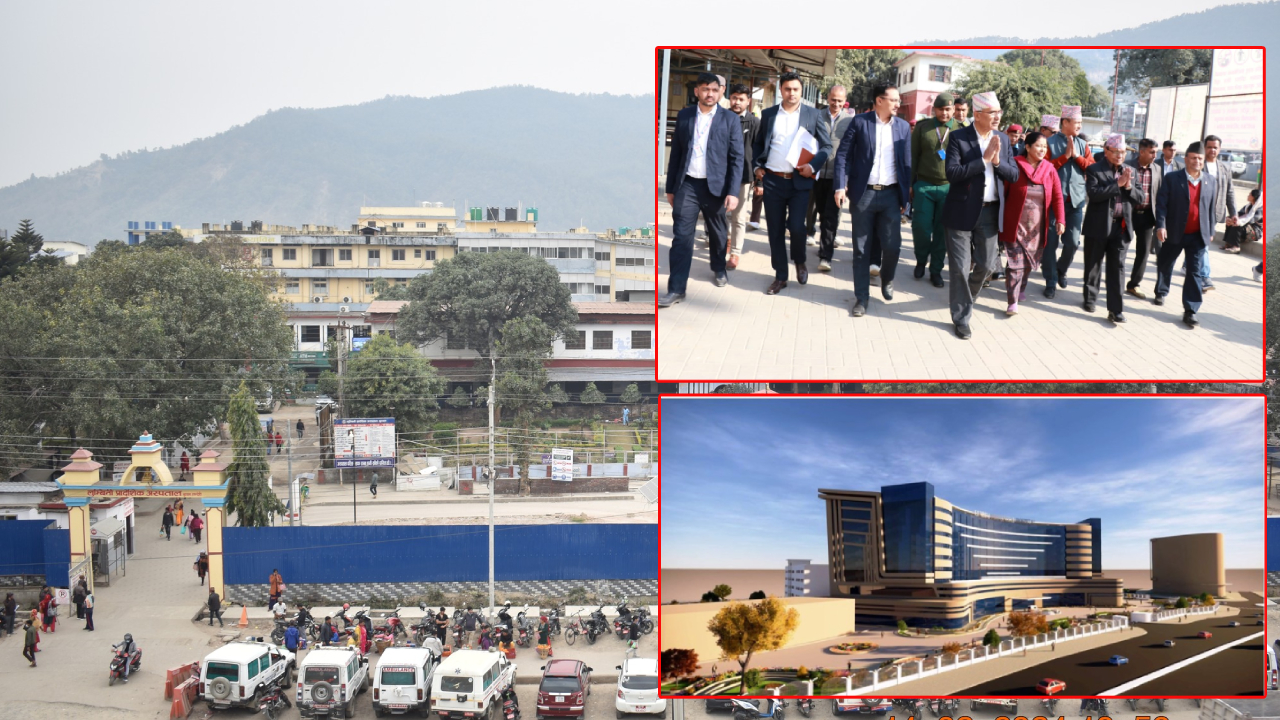 लुम्बिनी प्रादेशिक अस्पतालको नयाँ भवन बारे पूर्व अर्थमन्त्री पौडेलले लिए ‘ब्रिफिङ’