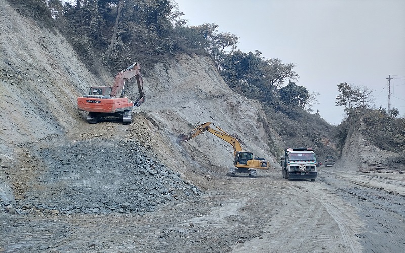 नारायणगढ–बुटवल सडक : दाउन्ने क्षेत्रमा काम केन्द्रित