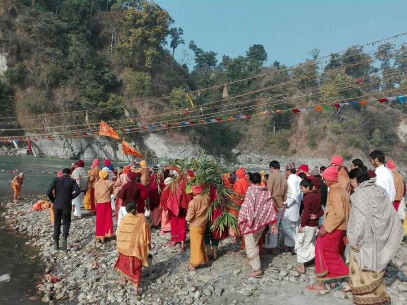 देवघाटमा माघे सङ्क्रान्ति मेला सुरु