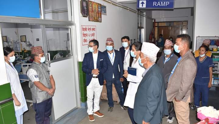 लुम्बिनी प्रादेशिक अस्पताल र सुर्खेत अस्पताल बीच स्वास्थ्य सेवा सुधार बारे छलफल