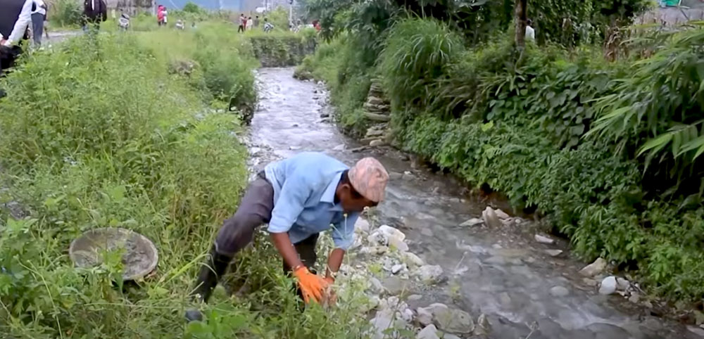 पोखराको फिर्केखोला आसपास बनेका संरचना आजदेखि हटाइदै