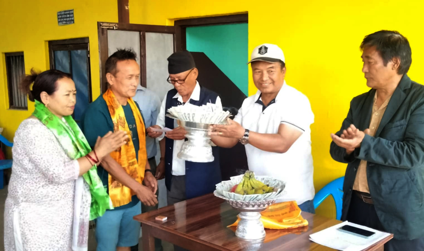 रामनगरको बौद्ध विहारमा दानबीरको ओइरो, उद्घाटन र विशेष पूजाको तयारी
