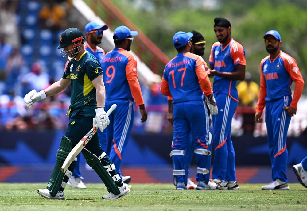 अस्ट्रेलियालाई हराउदै भारत टी- २० विश्वकपको सेमिफाइनलमा