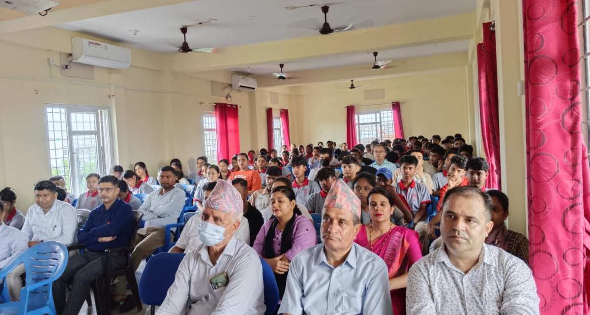 तिलोत्तमाको सिद्धार्थ माविमा कक्षा ११/१२ का विद्यार्थीका लागि अभिमूखीकरण