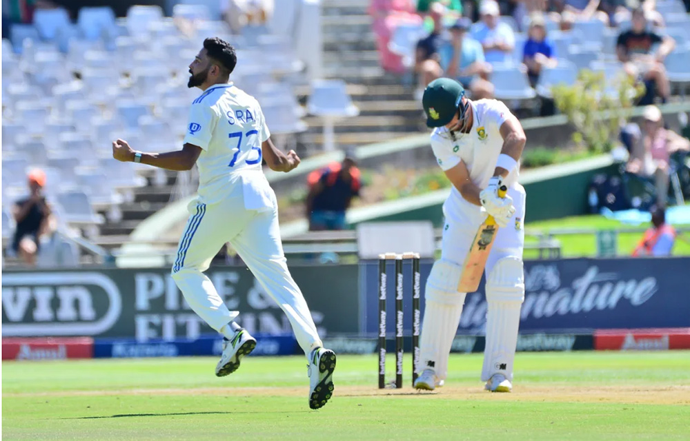टेस्ट क्रिकेट: भारतविरुद्ध दक्षिण अफ्रिका ५५ रनमा अलआउट