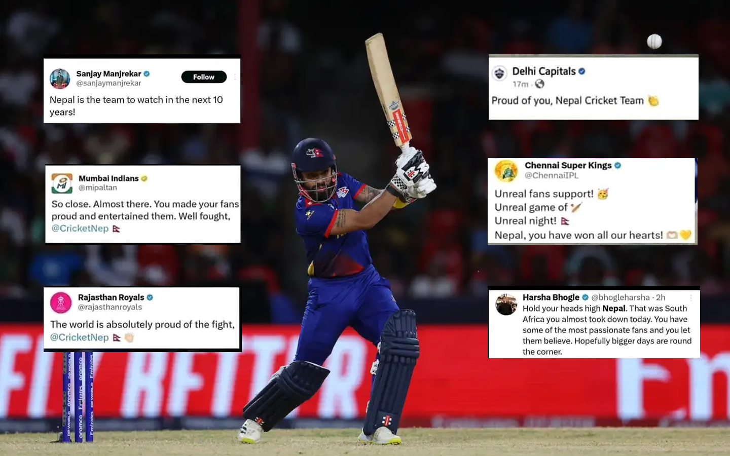 आईसीसी टी-२० क्रिकेट: दक्षिण अफ्रिकासँगको खेलपछि नेपाली क्रिकेट बारे के भन्छन विश्व क्रिकेटका हस्तिहरु ?