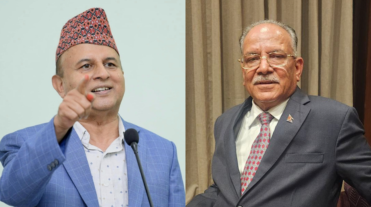 सरकारको प्रगतिको तथ्यांक राख्दै एमाले महासचिवले पोखे प्रचण्डसँग आक्रोश