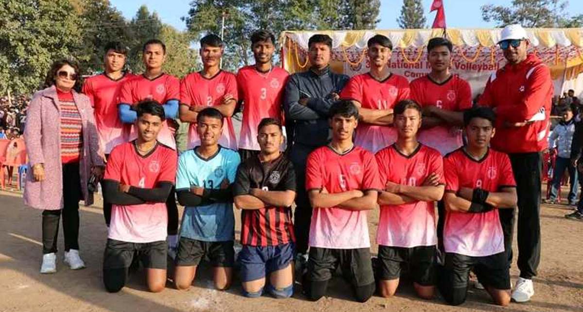 ३४ औं राष्ट्रिय भलिबल प्रतियोगिता : लुम्बिनी प्रदेश दोस्रो खेलमा पुलिससँग पराजित