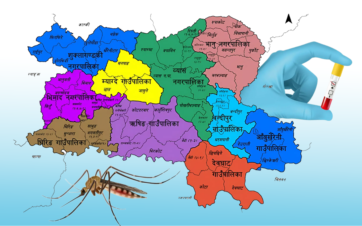 तनहुँमा डेङ्गु सङ्क्रमण तीव्र रुपमा बढ्दै, संक्रमितको संख्या ७ सय ५४ पुग्याे