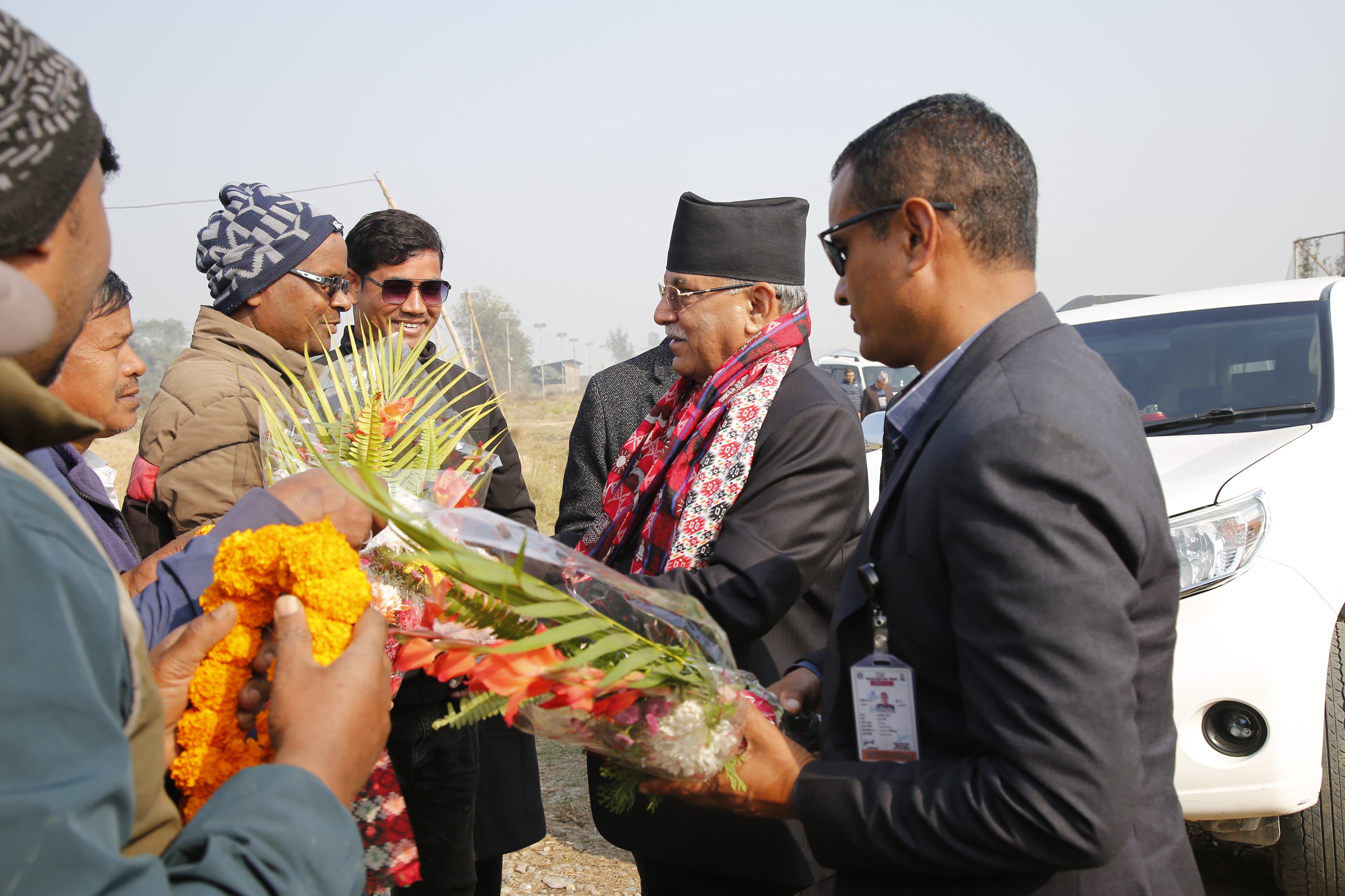 गिरिजाप्रसाद कोइराला अन्तर्राष्ट्रिय रंगशाला छिटो सम्पन्न गर्न सरकारले ध्यान देओस्ः प्रचण्ड