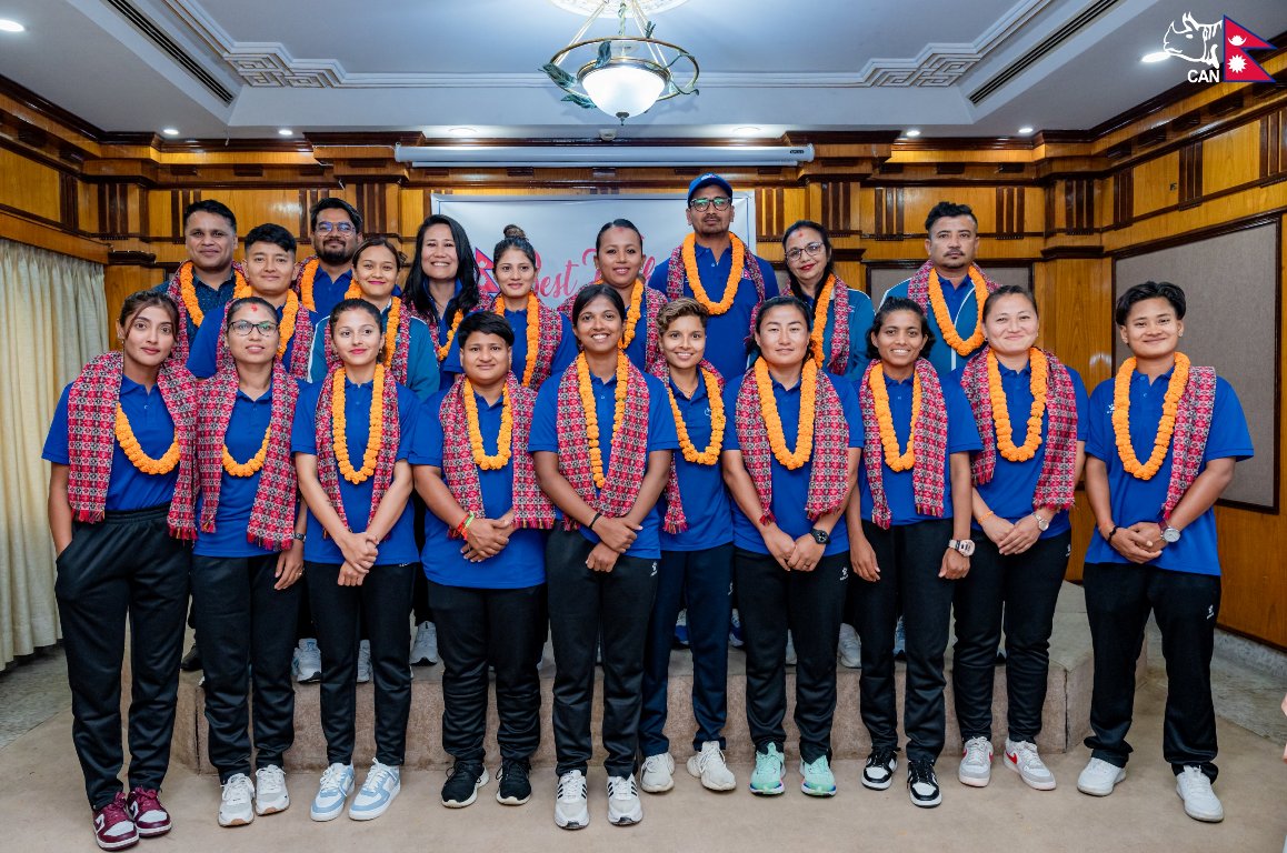 एशिया कप खेल्ने महिला क्रिकेट टिमलाई बिदाई