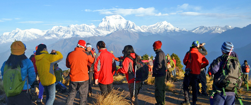 जनवरीमै ९१ हजार पर्यटक नेपाल आए, २५ प्रतिशतले बृद्धि