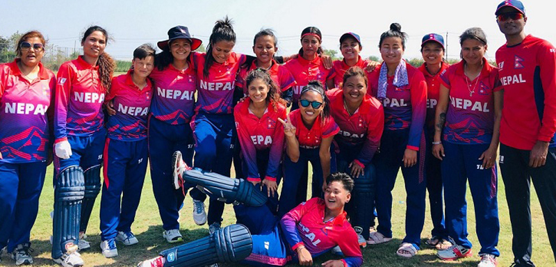 महिला विश्वकप क्रिकेट छनोट : तेस्रो खेलमा नेपाल विजयी