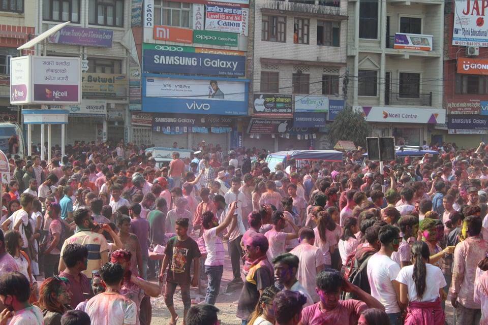 तराइमा होली पर्व मनाईंदै