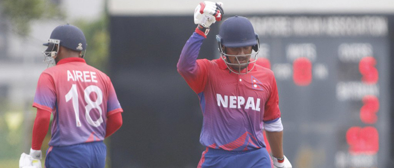 ज्ञानेन्द्रको सानदार व्याटिङ, नेपाल ७ विकेटले विजयी