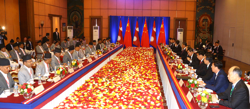 नेपाल-चीन द्विपक्षीय बैठक सकियो, १५ समझदारीपत्रमा हस्ताक्षर हुँदै