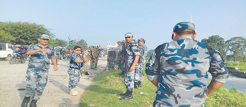 सीमाक्षेत्रमा नेपाल-भारतको संयुक्त सुरक्षा गस्ती