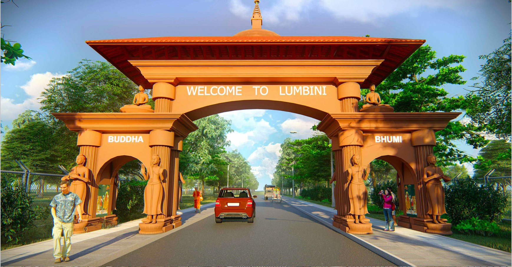 पूरा हुँदै लुम्बिनी गुरुयोजना, पर्खाल भित्रको लुम्बिनीले बाहिरीसँग पनि सम्बन्ध बढाउँदै