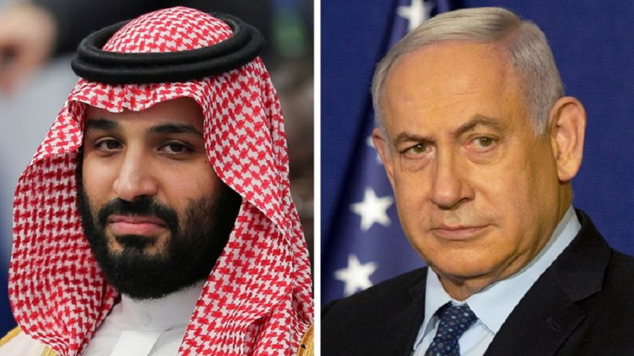 इजरायली प्रधानमन्त्रीद्वारा साउदी युवराज र अमेरिकी विदेश मन्त्रीसँग वार्ता
