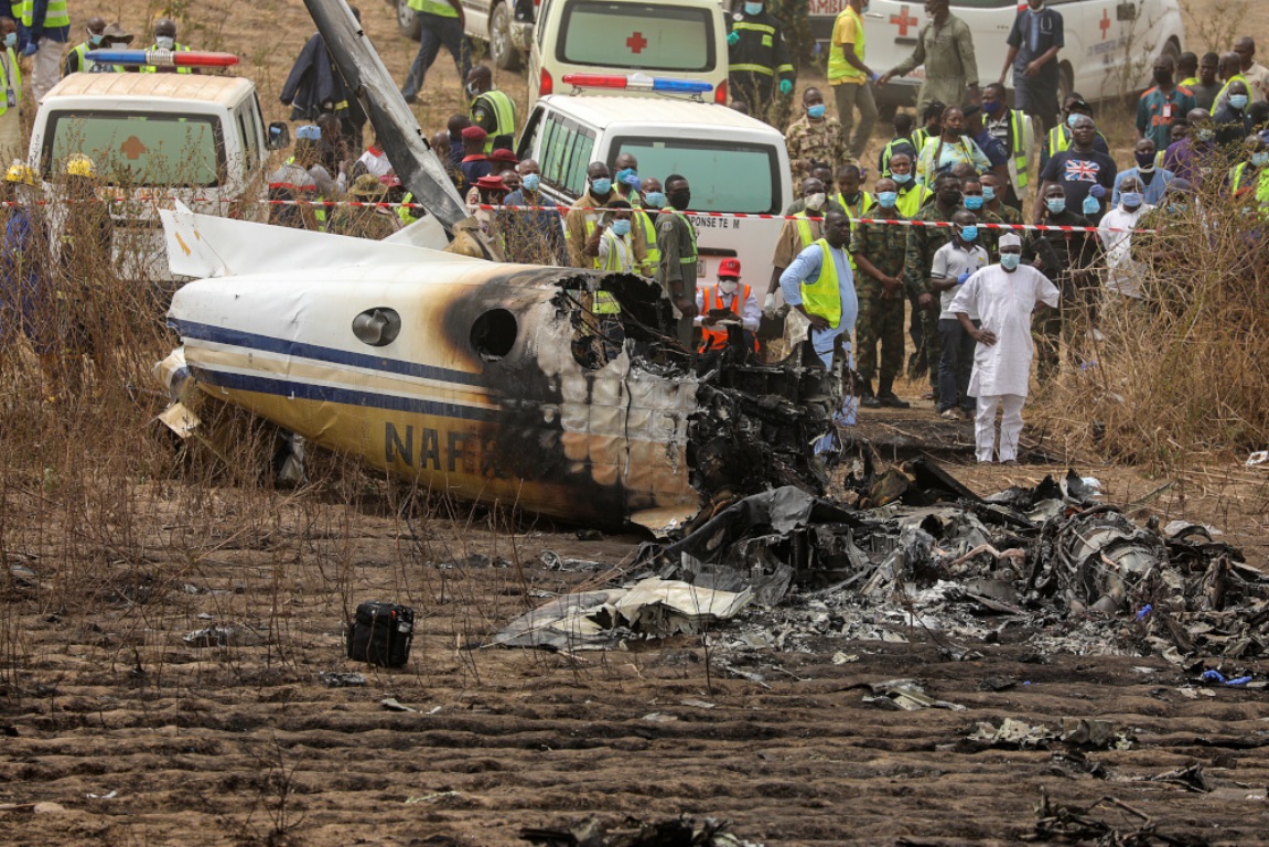 नाइजेरियाली विमान दुर्घटनामा सात व्यक्तिको मृत्यु भएको सेनाद्वारा पुष्टि
