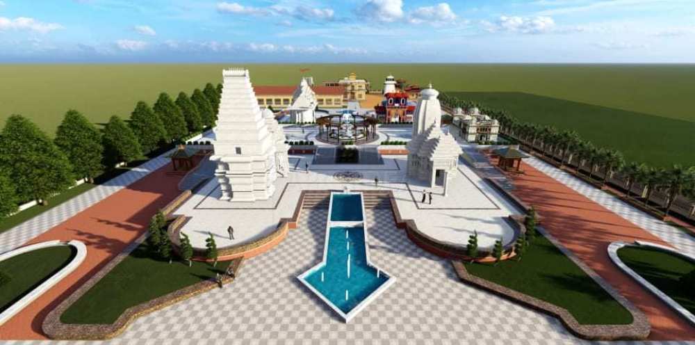 मोक्षधामका चार धाममा कलात्मक मन्दिर बनाइँदै