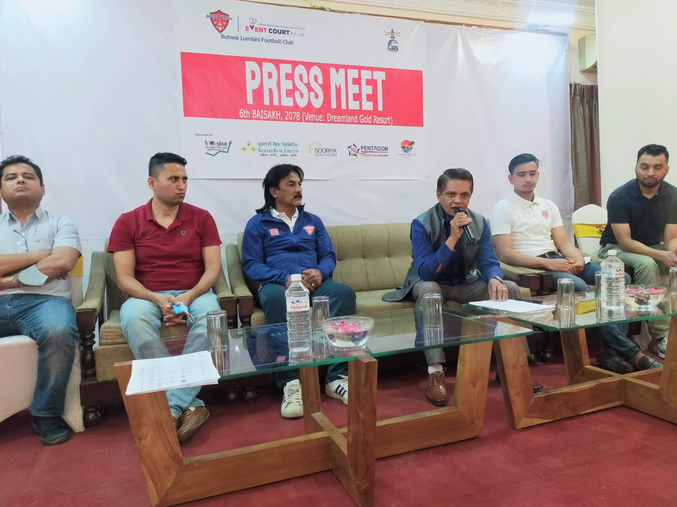 नेपाल सुपर लिगको लागि लुम्बिनी फुटबल क्लबको टिम तयार,उपाधि जित्ने दाबी