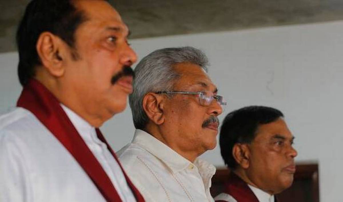 श्रीलंकामा राजापाक्षे: भाइ राष्ट्रपति, दाइ प्रधानमन्त्री, काका-भतिजा मन्त्री