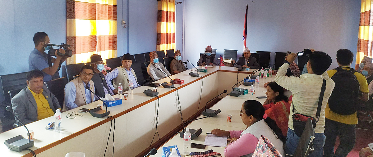 लुम्बिनी प्रदेश : एमाले संसदीय दलको बैठक सुरु