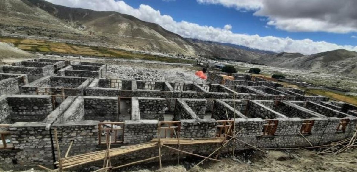 नेपाल चीन सीमानामा बोर्डर आउट पोस्ट निर्माण ५० प्रतिशत सम्पन्न