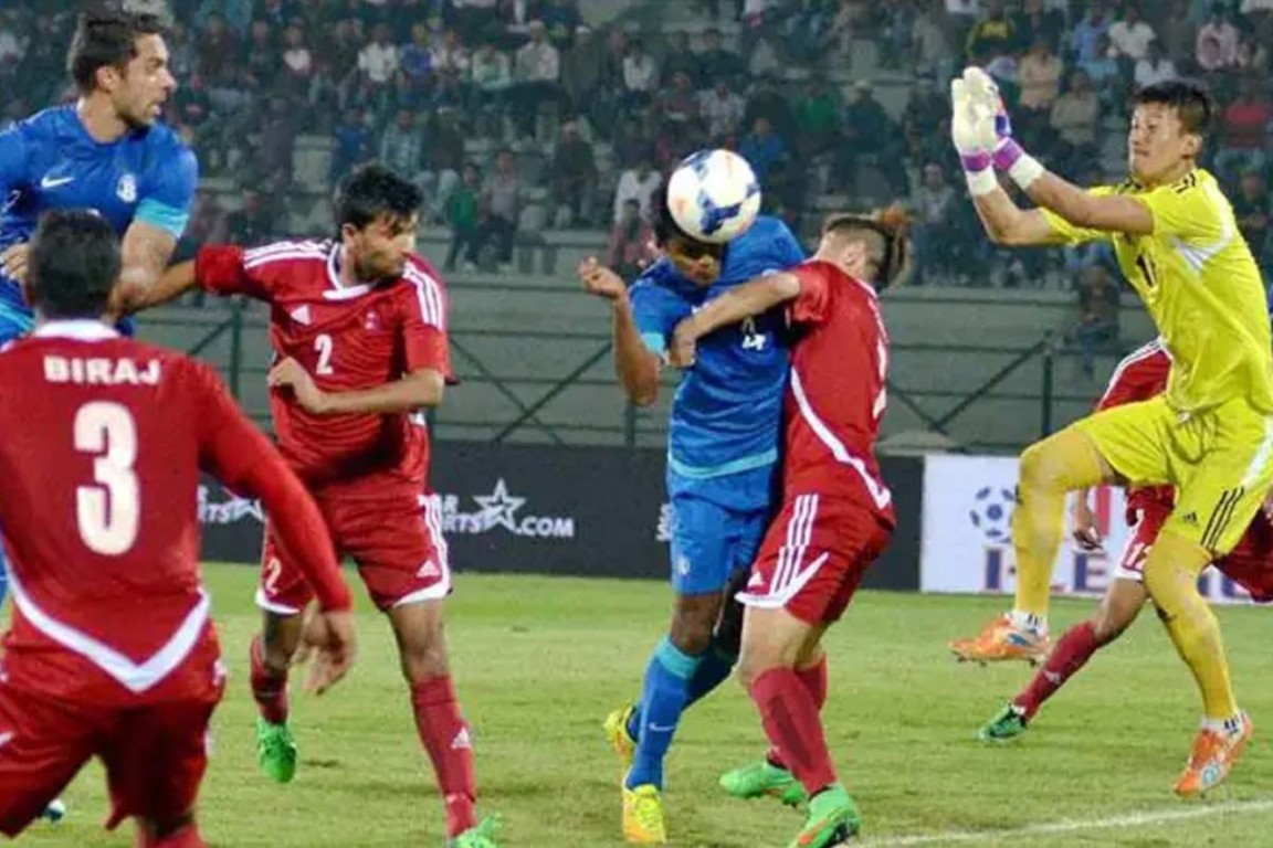 नेपाल भारत मैत्रीपूर्ण फुटबल : एक-एक गोलको बराबरी