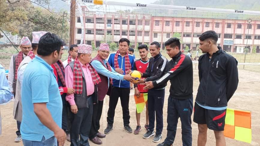 बुटवलमा अखिल कप अन्तर कलेज भलिबल, उद्घाटन खेलमा लुम्बिनी बाणिज्य विजयी