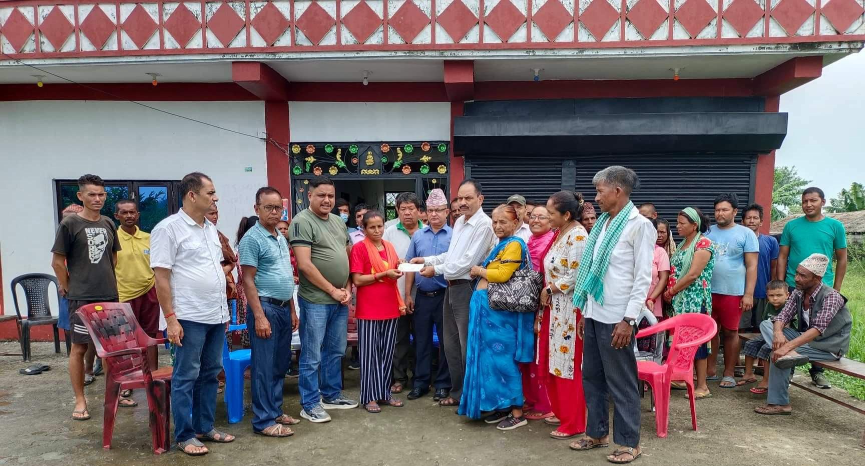 जिफन्ट लुम्बिनीद्वारा मुटुका बिरामीलाई आर्थिक सहयोग
