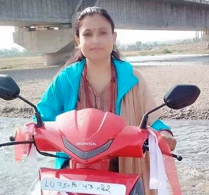 दाङमा जीपले स्कुटरलाई ठक्कर दिँदा एक महिलाको मृत्यु