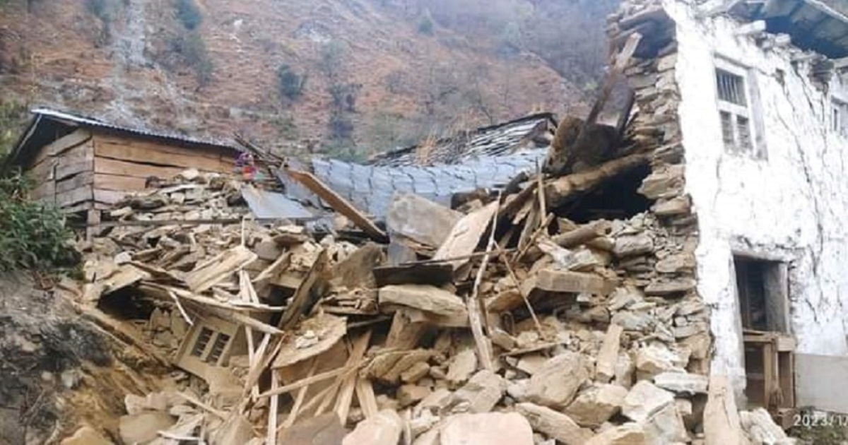 जाजरकोट भूकम्प : ढोकाको आड लिएर बाँचेका दिनेश !