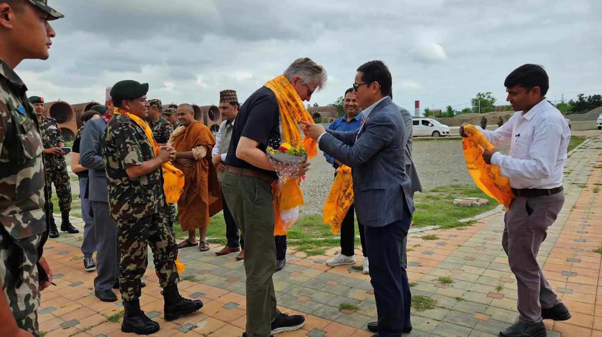 संयुक्त राष्ट्र संघका उपमहासचिवद्धारा लुम्बिनी भ्रमण, लुम्बिनी विकास कोषद्धारा स्वागत