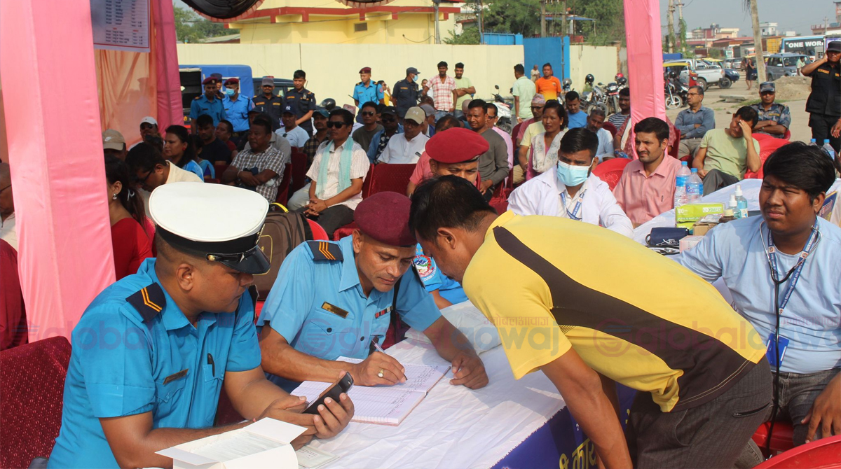 रुपन्देहीको बेलहियामा चाडपर्व लक्षित यात्रु सहायता कक्ष स्थापना