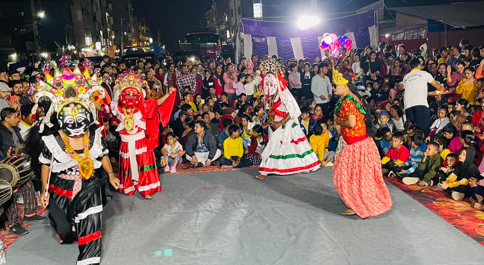 बुटवलमा पौराणिक भैरव नाच प्रदर्शन