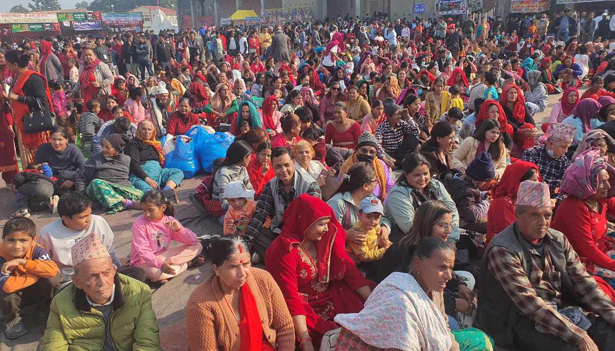 लुम्बिनी एक्स्पोः सार्वजनिक बिदामा दर्शकको चाप